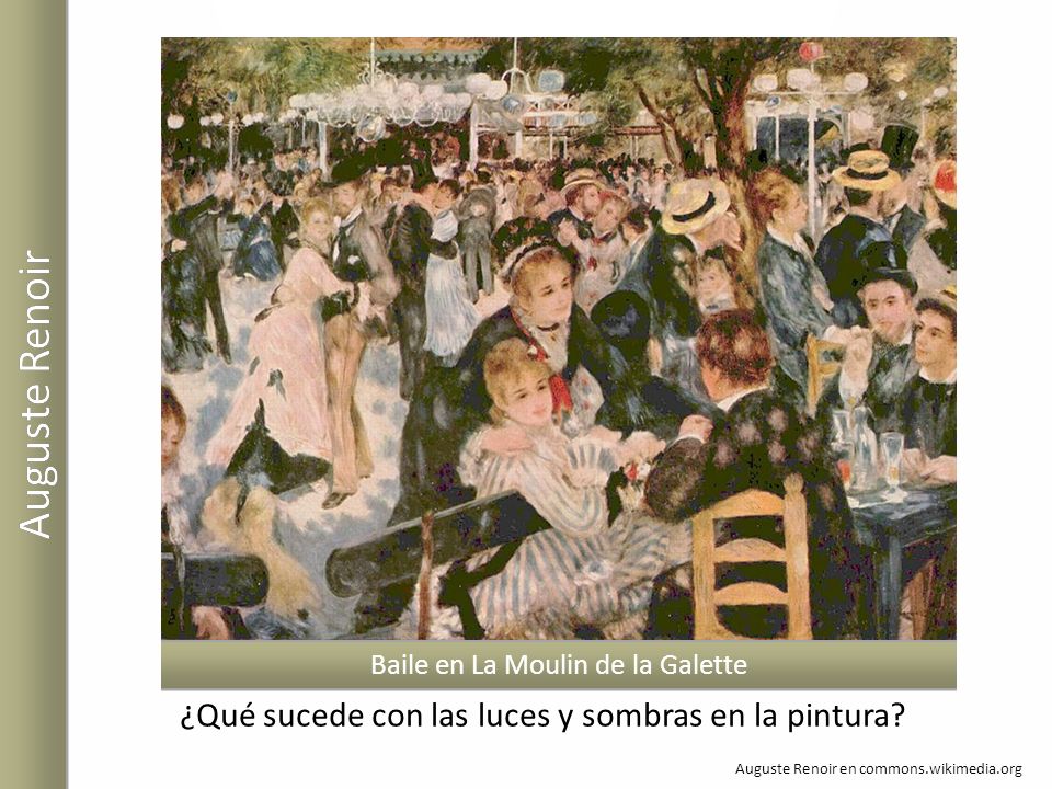 Auguste Renoir ¿Qué sucede con las luces y sombras en la pintura