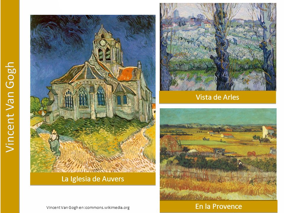 Vincent Van Gogh Vista de Arles La Iglesia de Auvers En la Provence
