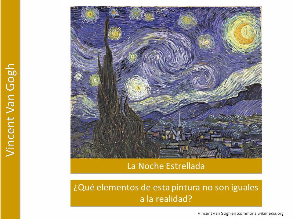 ¿Qué elementos de esta pintura no son iguales a la realidad