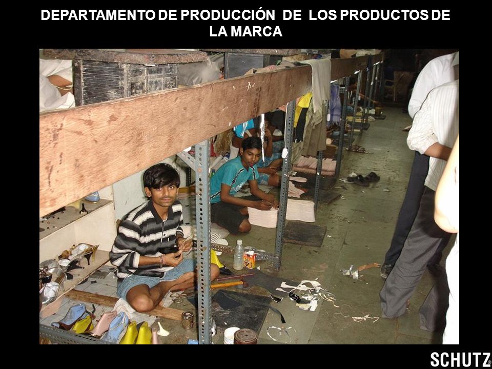 DEPARTAMENTO DE PRODUCCIÓN DE LOS PRODUCTOS DE LA MARCA