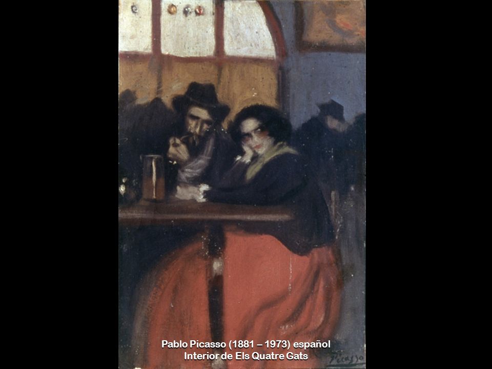 Pablo Picasso (1881 – 1973) español Interior de Els Quatre Gats