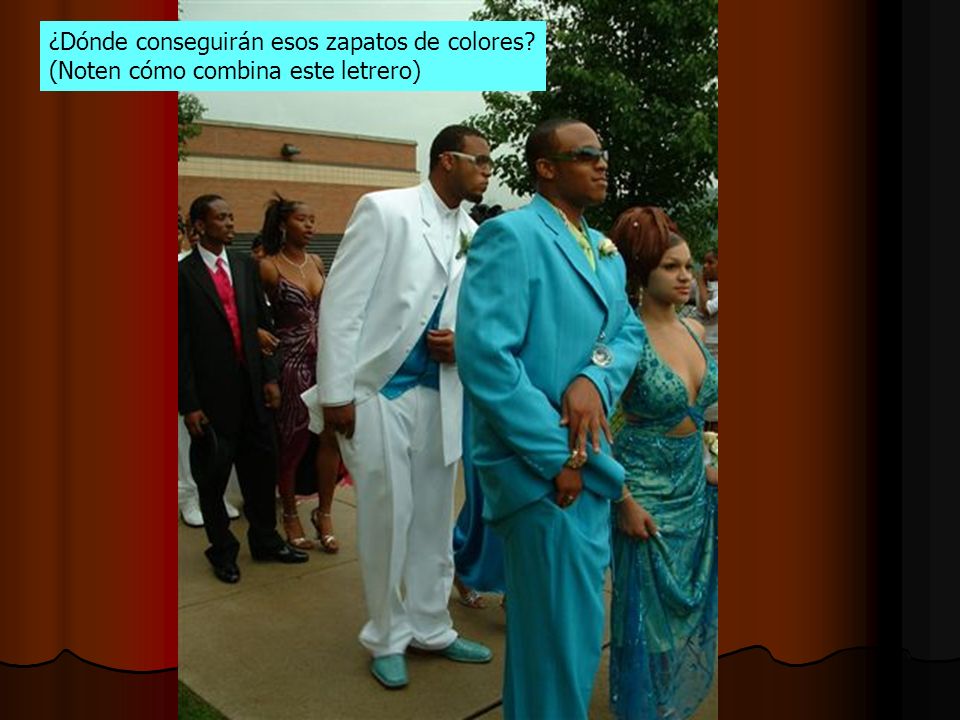 ¿Dónde conseguirán esos zapatos de colores