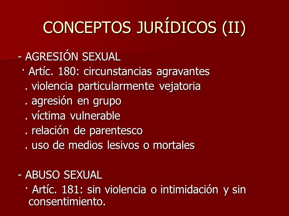 CONCEPTOS JURÍDICOS (II)