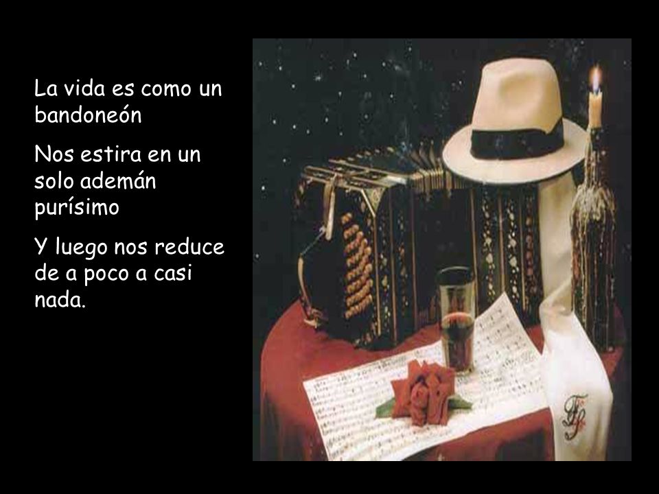 La vida es como un bandoneón
