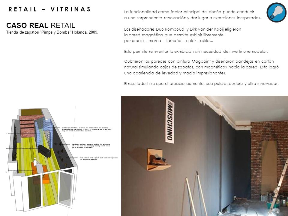 CASO REAL RETAIL R E T A I L – V I T R I N A S