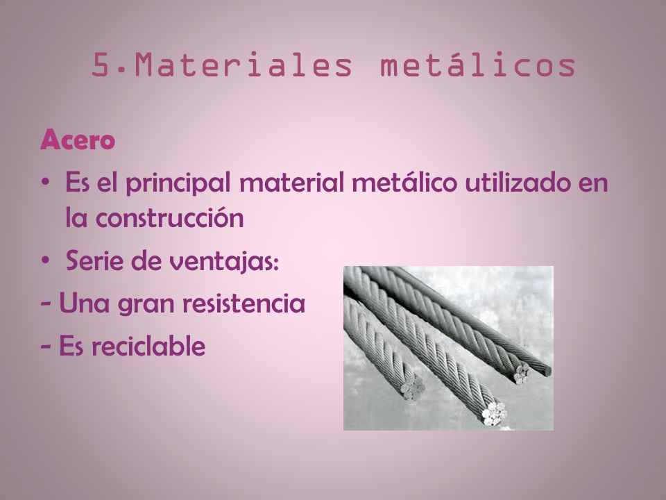 5.Materiales metálicos Acero