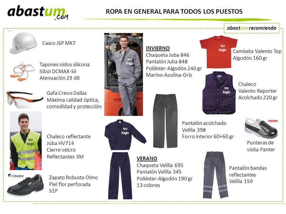 ROPA EN GENERAL PARA TODOS LOS PUESTOS