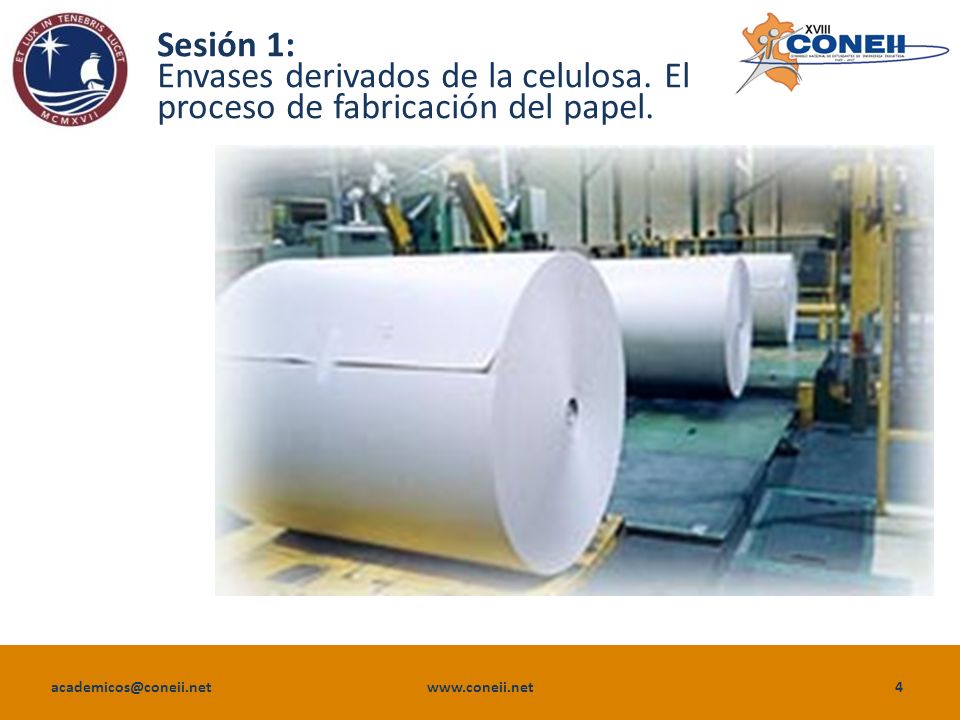 Envases derivados de la celulosa. El proceso de fabricación del papel.