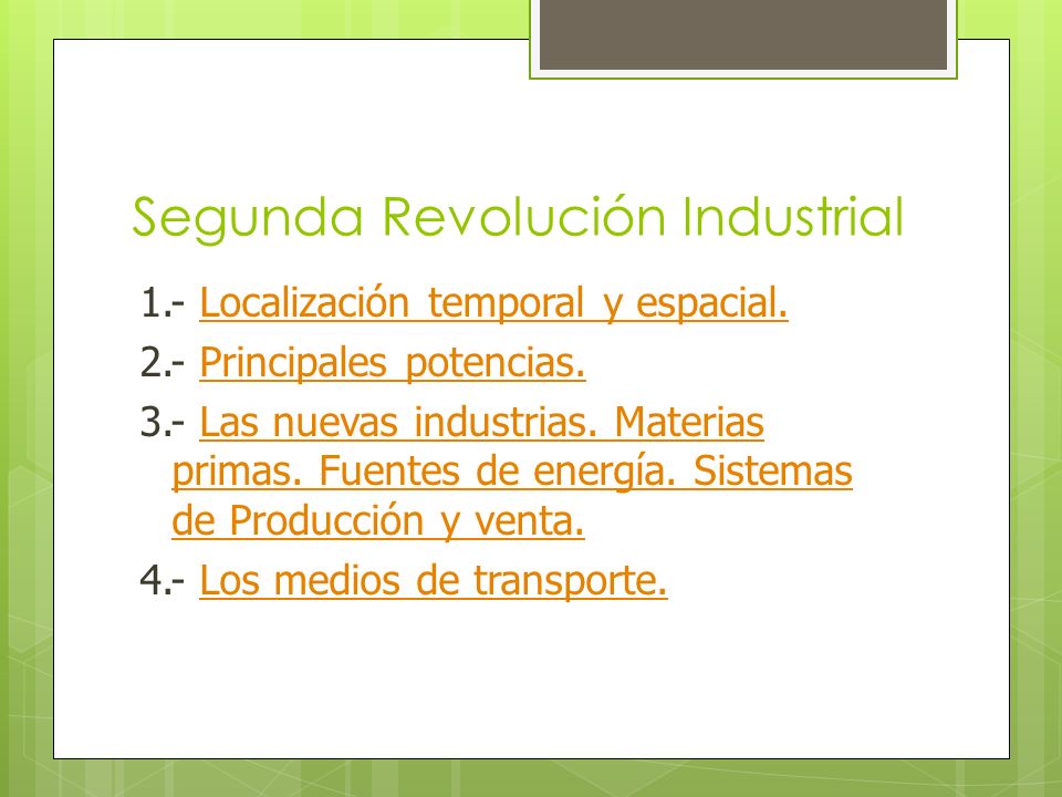 Segunda Revolución Industrial