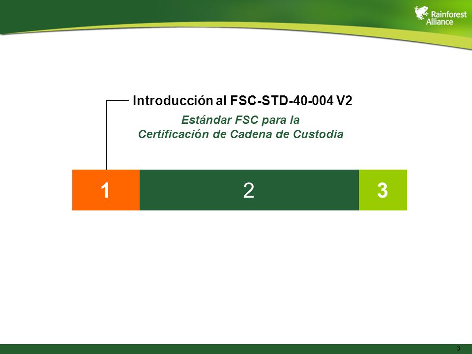 Estándar FSC para la Certificación de Cadena de Custodia