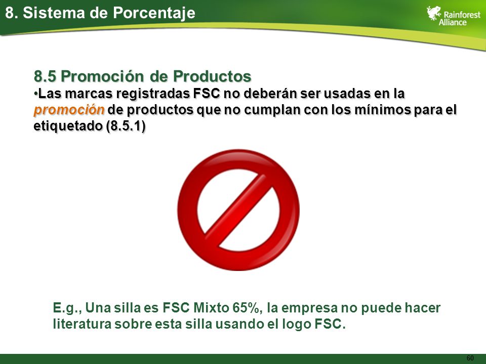 8.5 Promoción de Productos