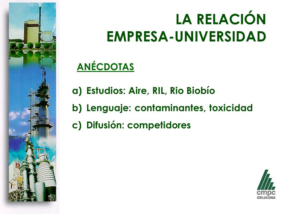 LA RELACIÓN EMPRESA-UNIVERSIDAD ANÉCDOTAS