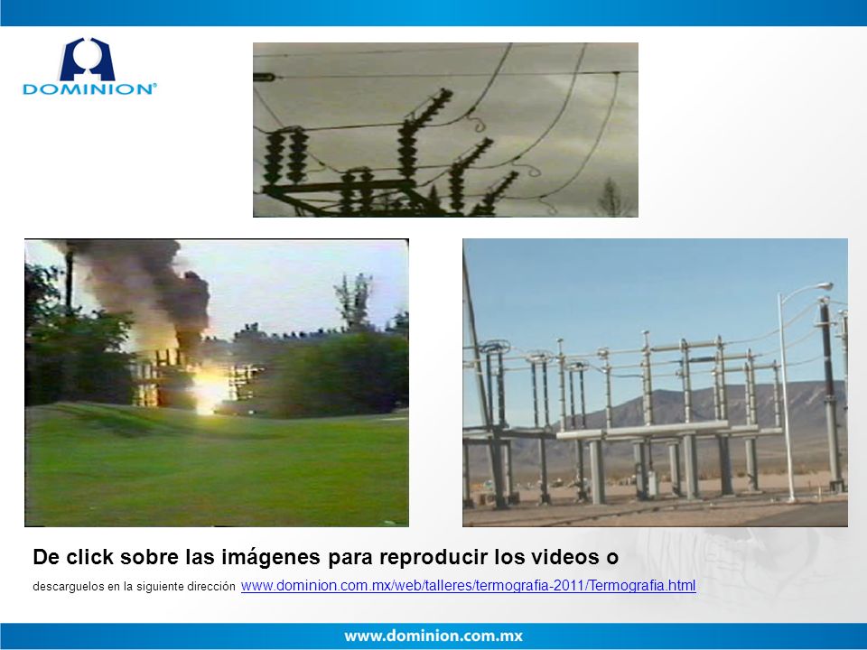 De click sobre las imágenes para reproducir los videos o