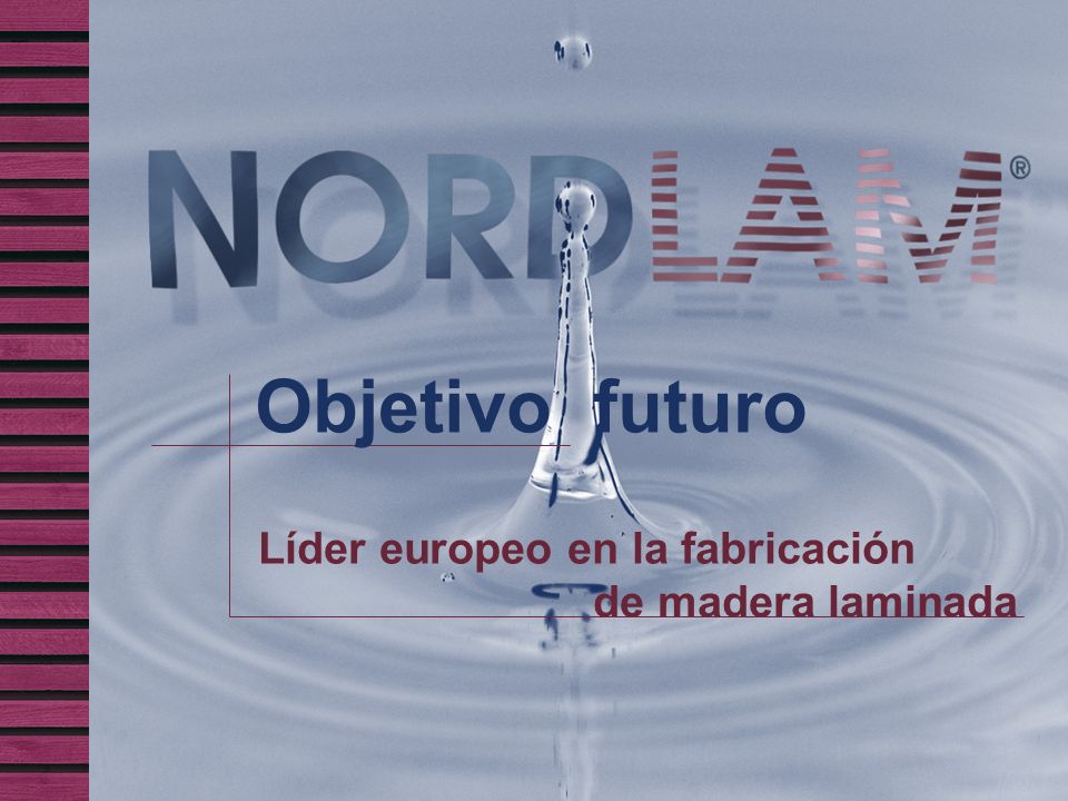 Objetivo futuro Líder europeo en la fabricación de madera laminada