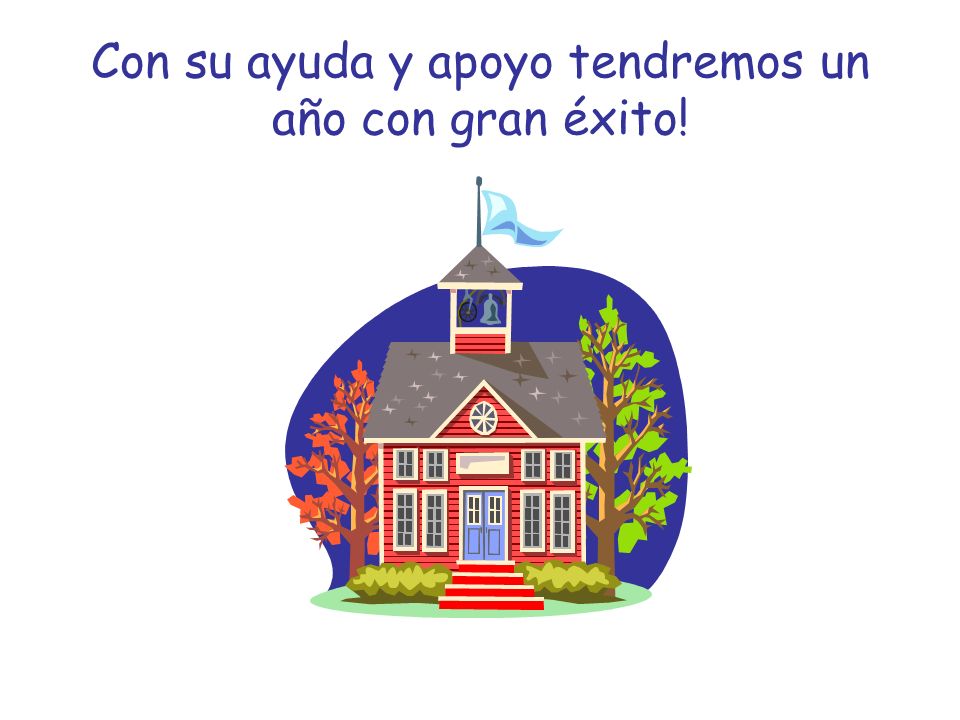 Con su ayuda y apoyo tendremos un año con gran éxito!