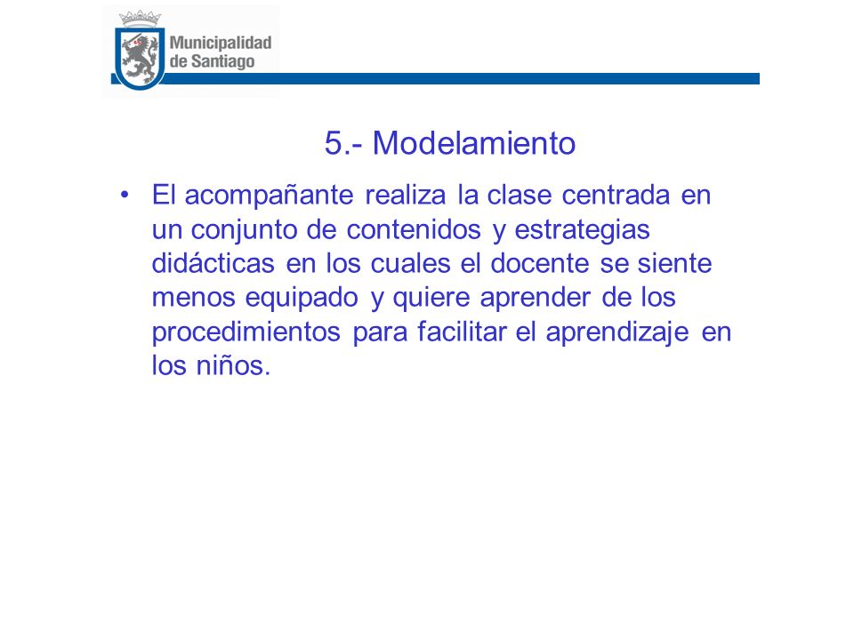 5.- Modelamiento