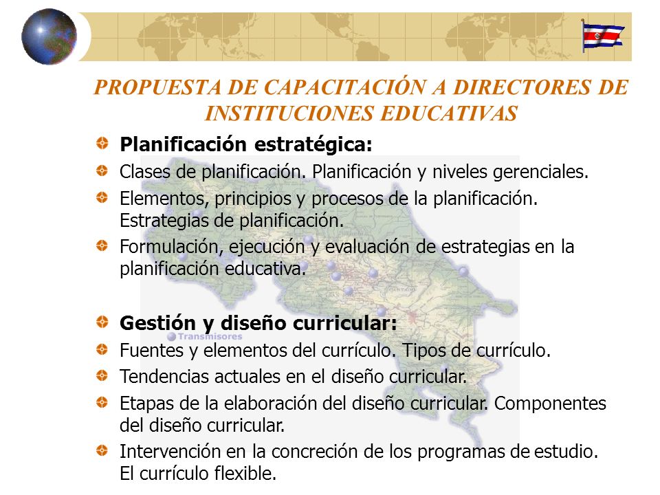PROPUESTA DE CAPACITACIÓN A DIRECTORES DE INSTITUCIONES EDUCATIVAS