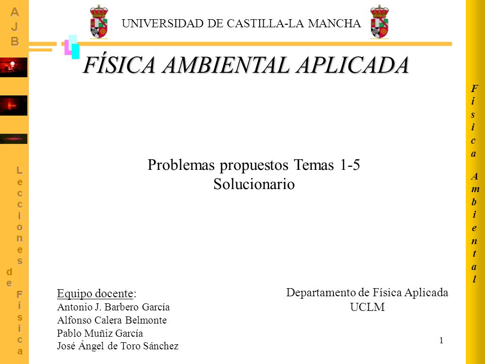 FÍSICA AMBIENTAL APLICADA