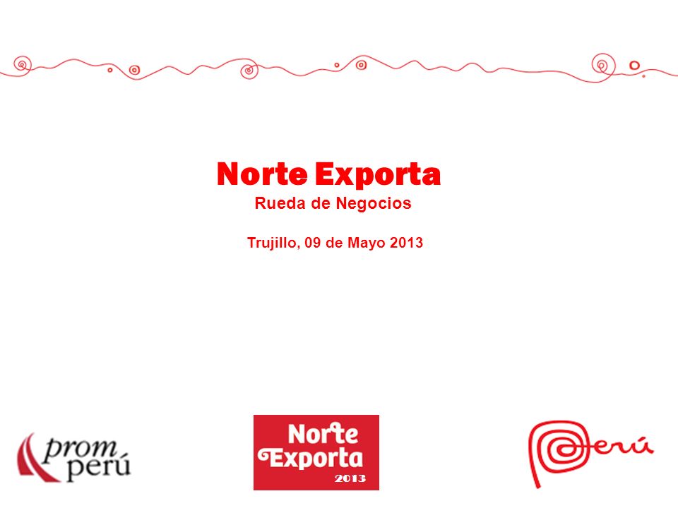 Norte Exporta Rueda de Negocios Trujillo, 09 de Mayo 2013