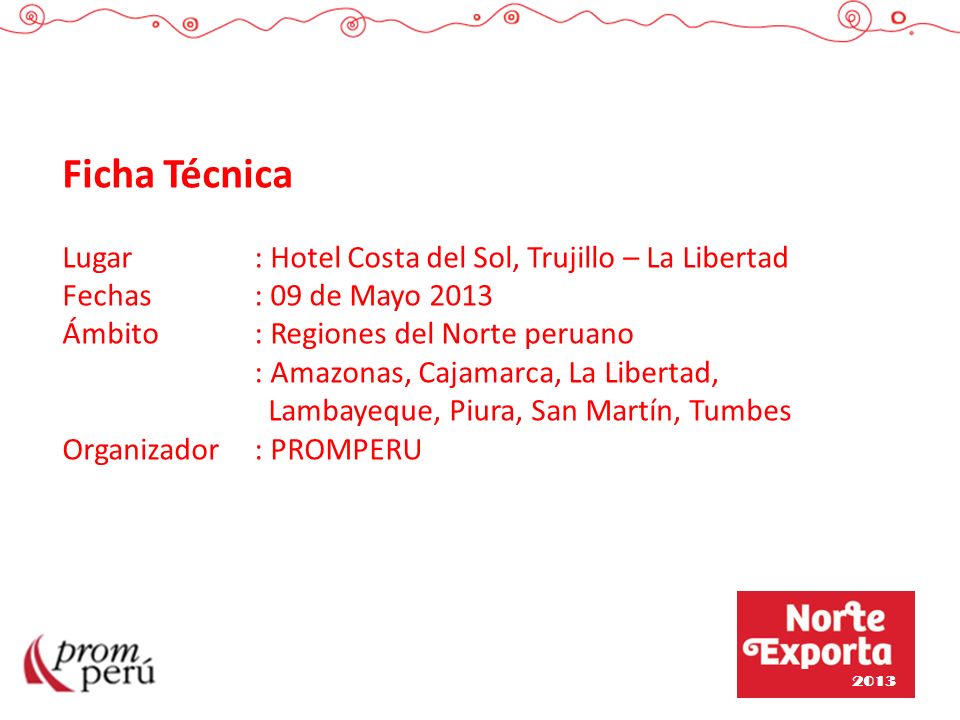 Ficha Técnica Lugar : Hotel Costa del Sol, Trujillo – La Libertad