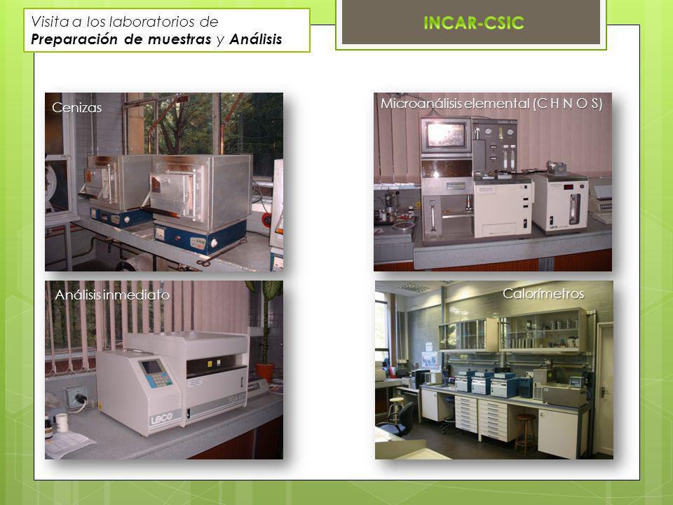 Visita a los laboratorios de Preparación de muestras y Análisis
