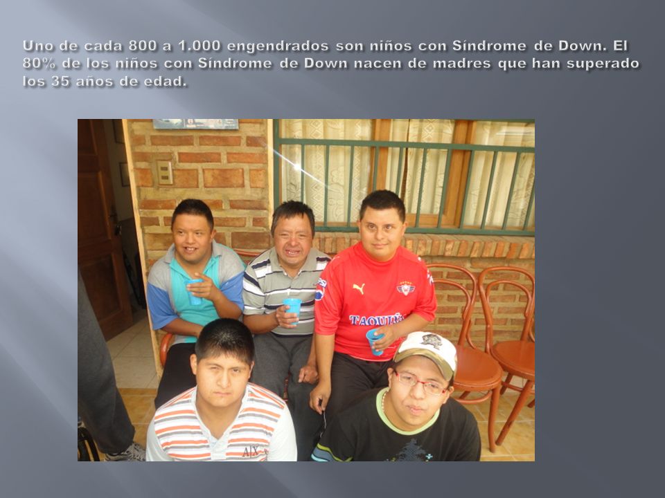 Uno de cada 800 a engendrados son niños con Síndrome de Down