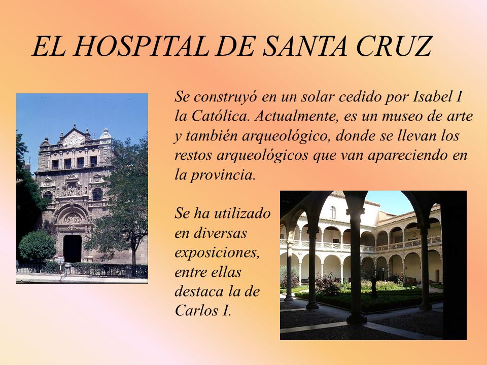 EL HOSPITAL DE SANTA CRUZ