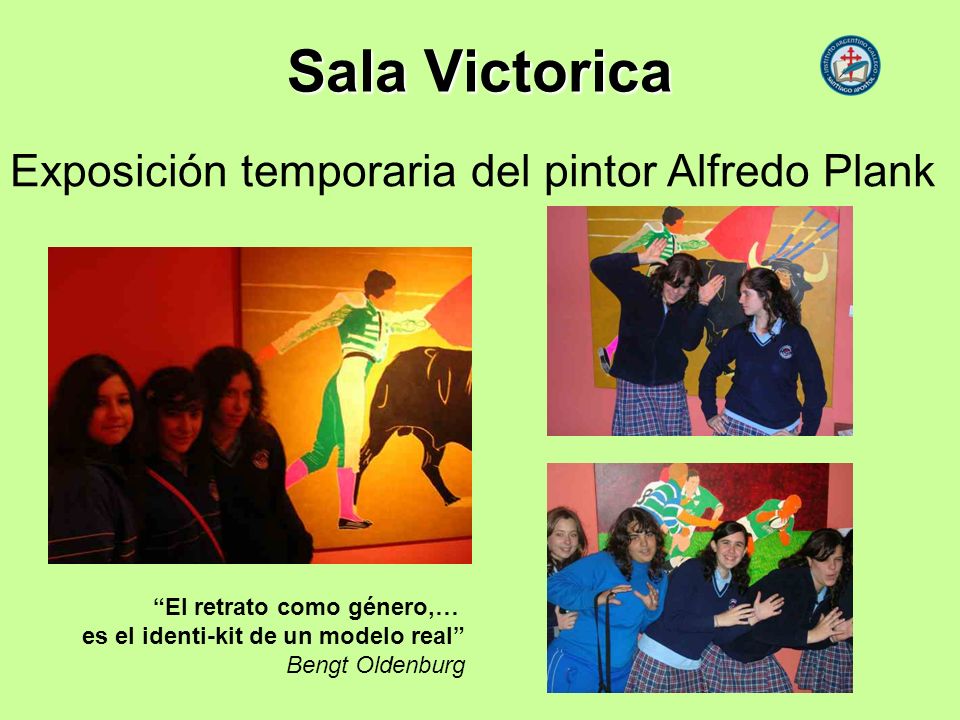Sala Victorica Exposición temporaria del pintor Alfredo Plank