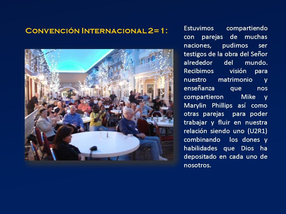Convención Internacional 2=1:
