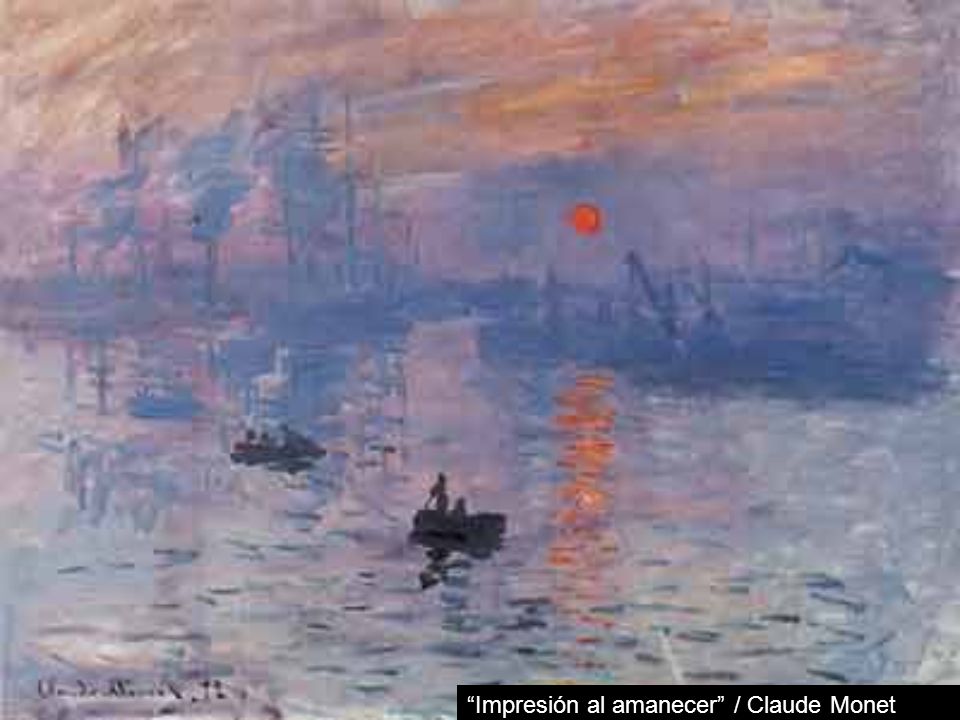 Impresión al amanecer / Claude Monet