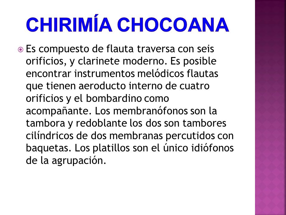 Chirimía Chocoana