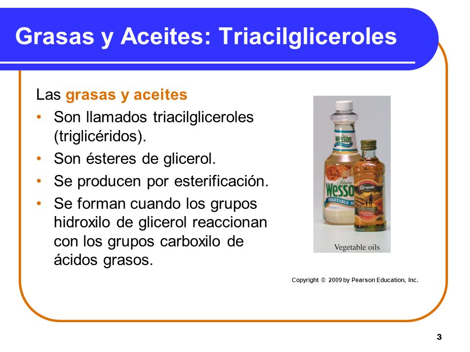 Grasas y Aceites: Triacilgliceroles