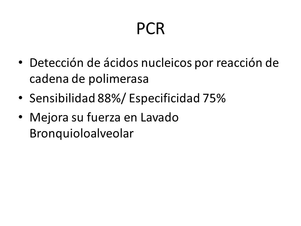 PCR Detección de ácidos nucleicos por reacción de cadena de polimerasa