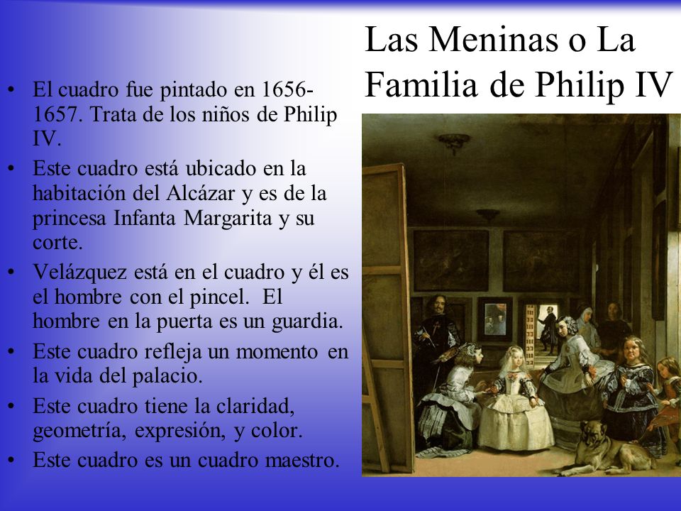 Las Meninas o La Familia de Philip IV