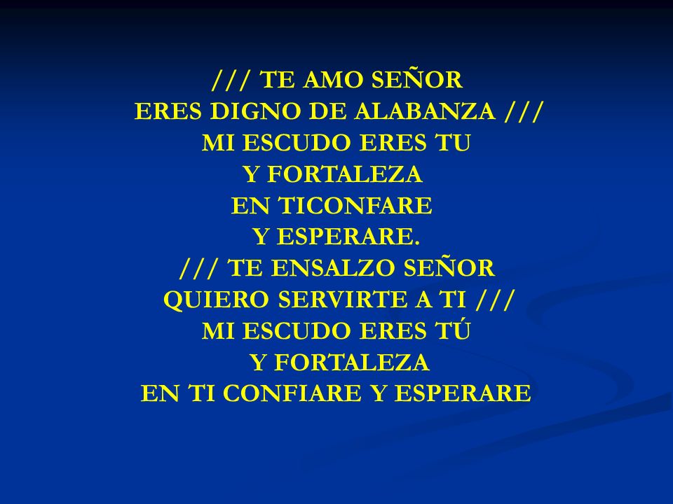 ERES DIGNO DE ALABANZA /// MI ESCUDO ERES TU Y FORTALEZA EN TICONFARE