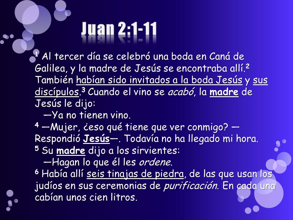 Juan 2:1-11
