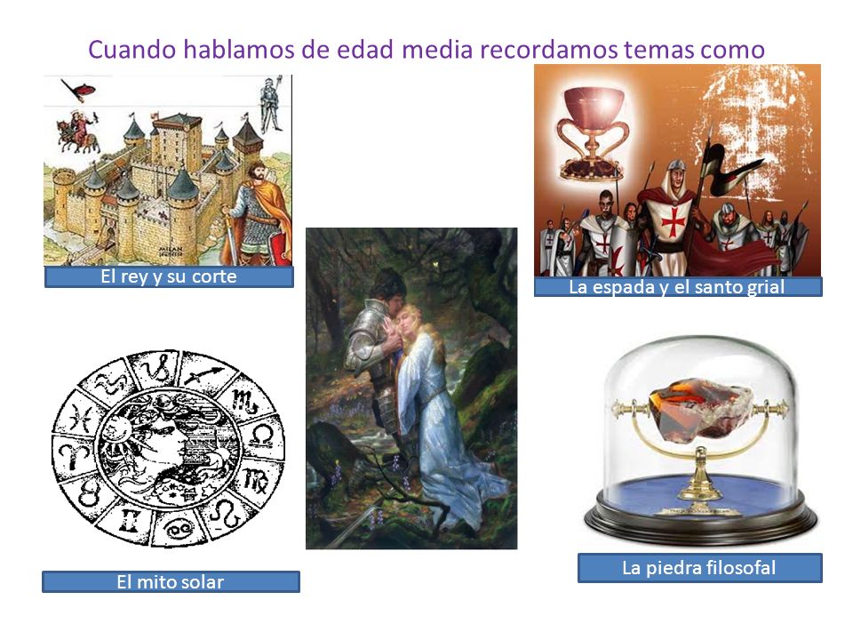 Cuando hablamos de edad media recordamos temas como