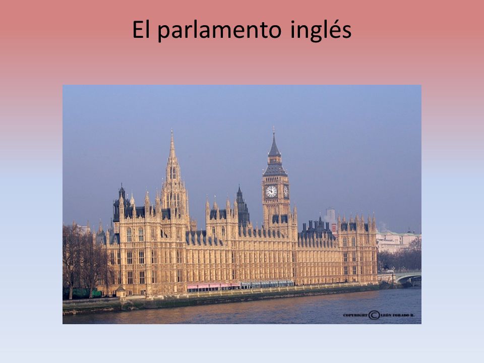 El parlamento inglés