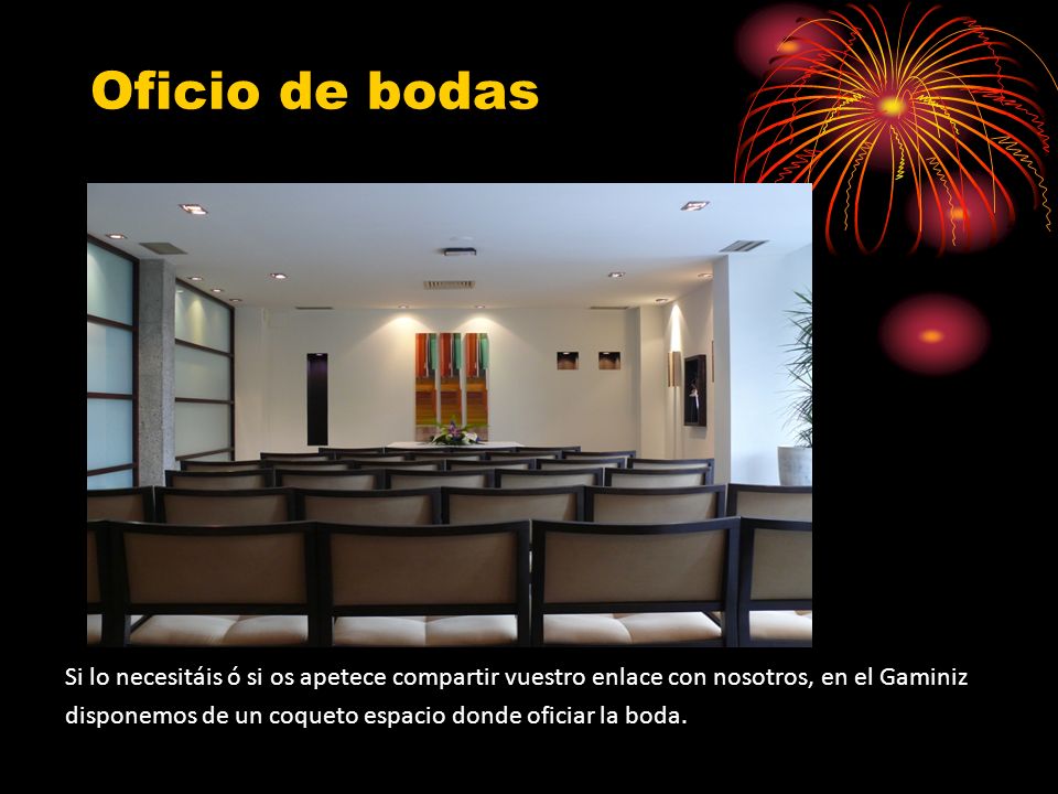 Oficio de bodas Si lo necesitáis ó si os apetece compartir vuestro enlace con nosotros, en el Gaminiz.