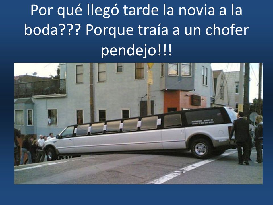 Por qué llegó tarde la novia a la boda