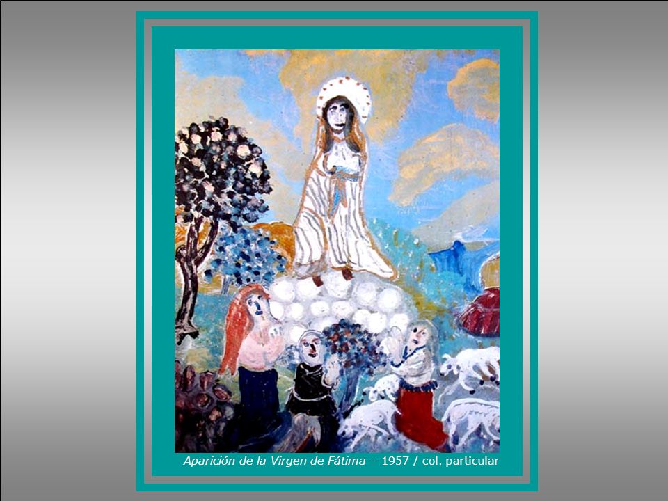 Aparición de la Virgen de Fátima – 1957 / col. particular