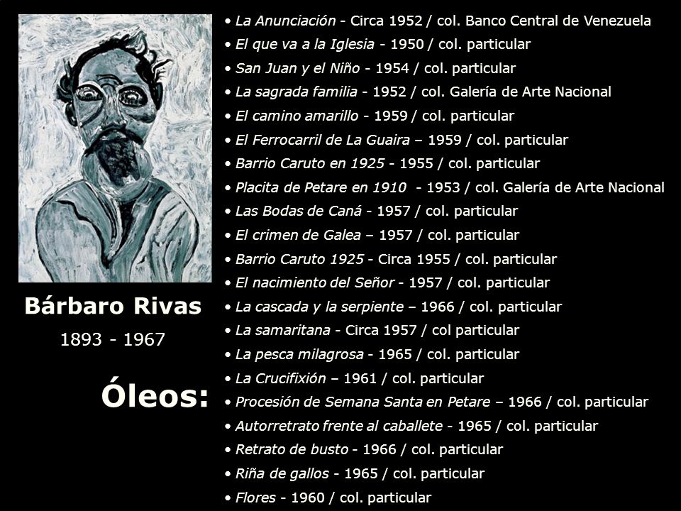La Anunciación - Circa 1952 / col. Banco Central de Venezuela