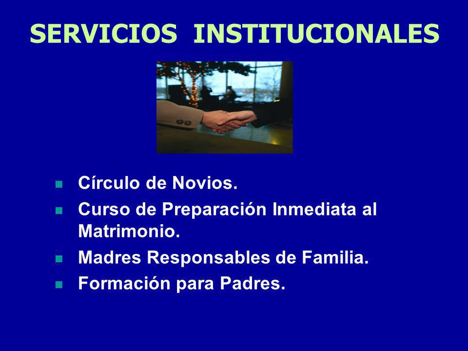 SERVICIOS INSTITUCIONALES
