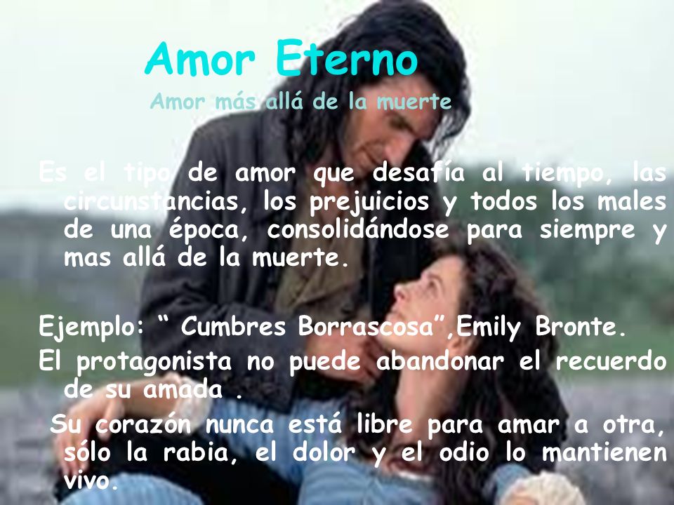 Amor Eterno Amor más allá de la muerte.