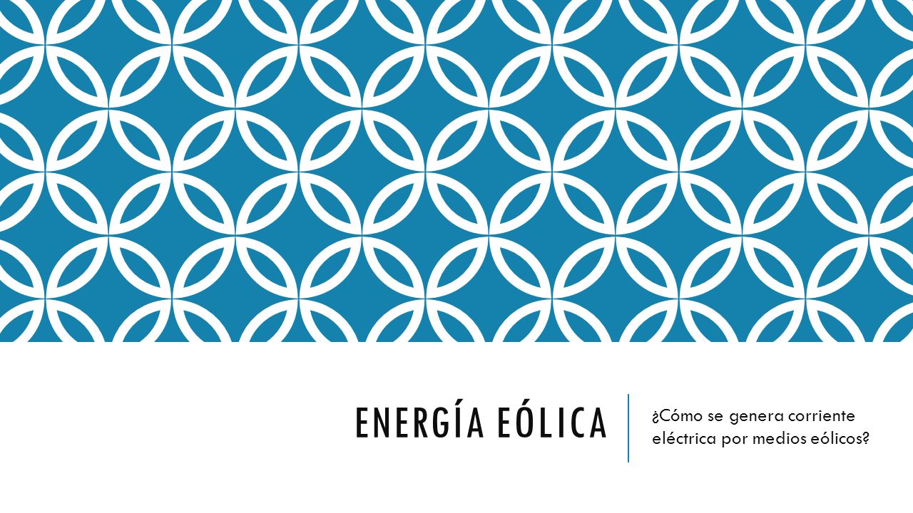 ¿Cómo se genera corriente eléctrica por medios eólicos