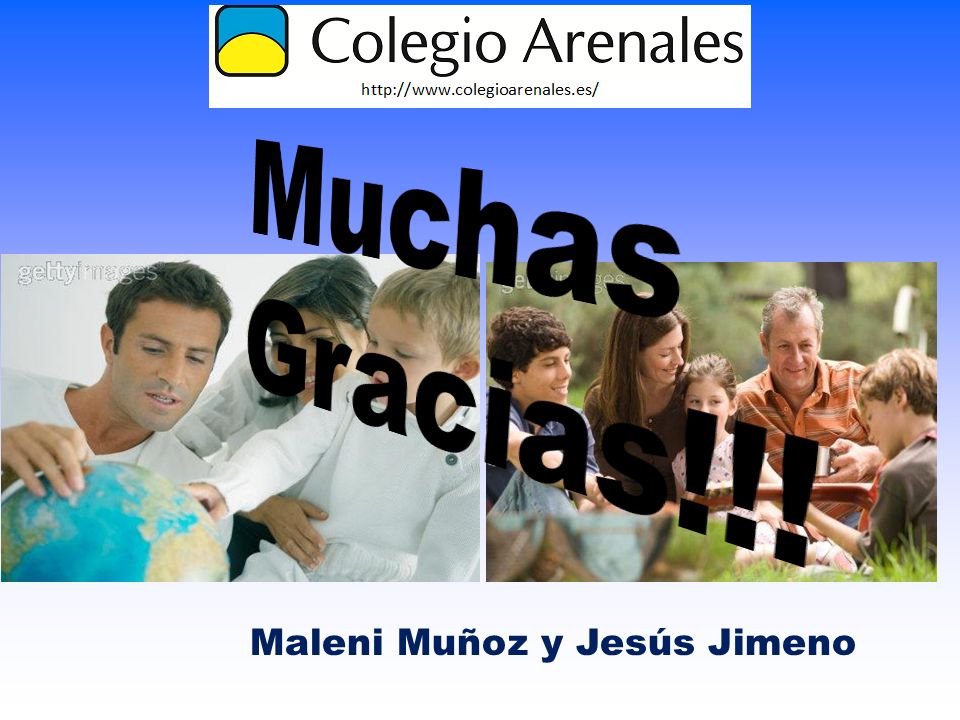 Muchas Gracias!!! Maleni Muñoz y Jesús Jimeno