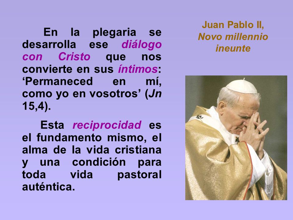 Juan Pablo II, Novo millennio ineunte