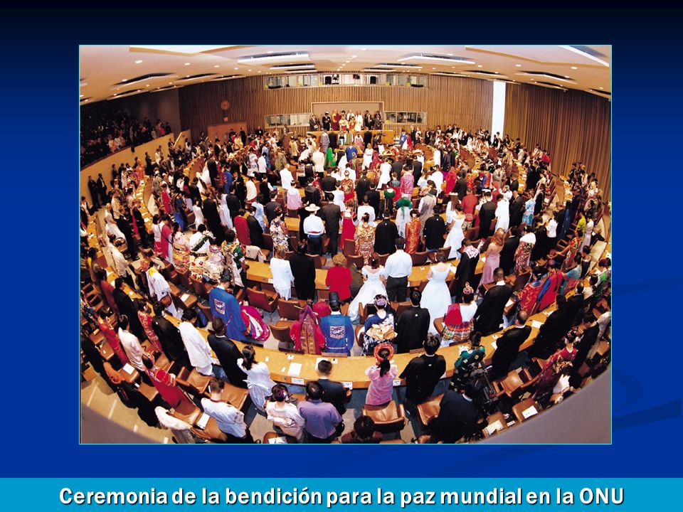 Ceremonia de la bendición para la paz mundial en la ONU