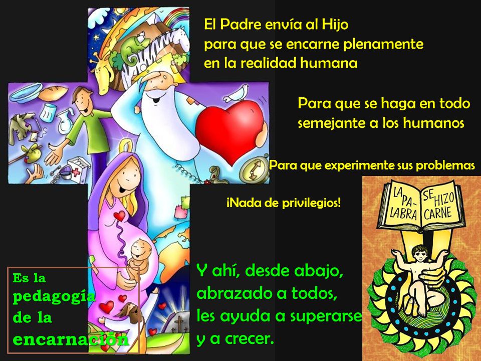 Y ahí, desde abajo, abrazado a todos, les ayuda a superarse