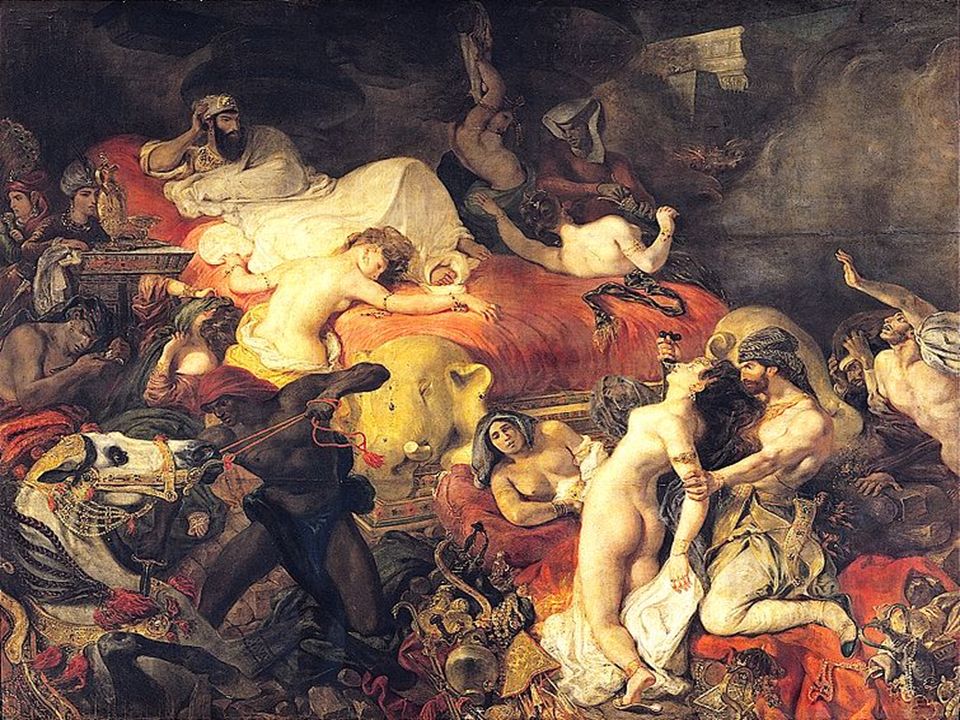 La muerte de sardanápalo, Delacroix